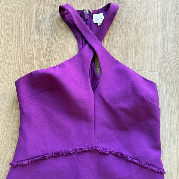 Cinq a Sept Dante Purple Halter Midi Dress - Picture 7 of 11